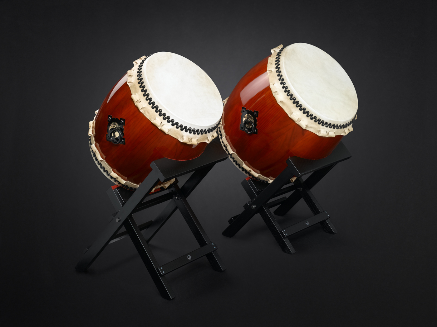 Miya-Daiko high-quality (850/999) with slant-stands for 42cm & 48cm (250)