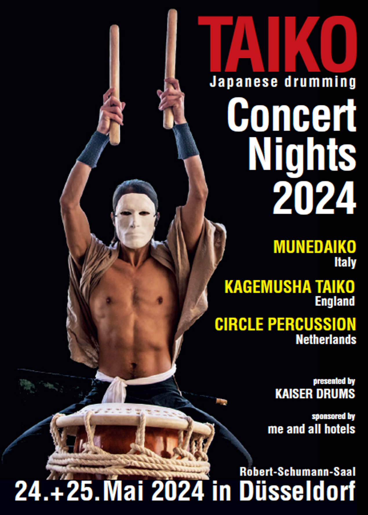 Taiko Concert nights in Düsseldorf presented by KAISER DRUMS Taiko